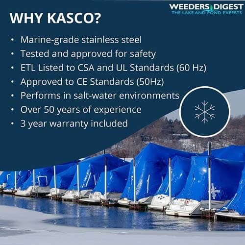 Select Your Personalized Kasco Marine Lake & Pond De-icer - Image 3