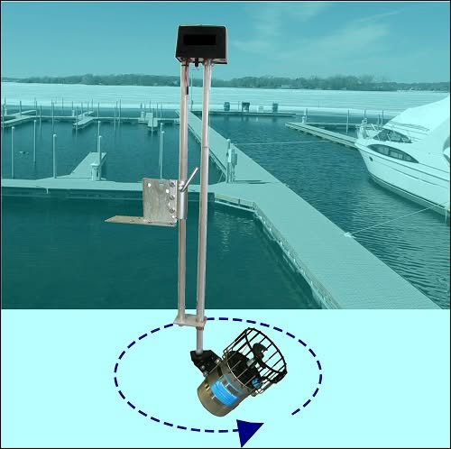 Oscillating De-icer mount